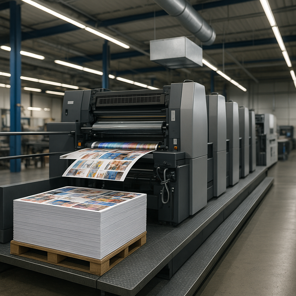 Industrial printing visual
